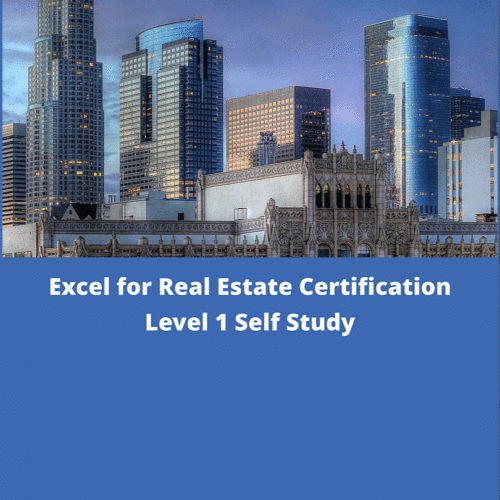 Excel for Real Estate Certification Level 1 Bootcamp | Excel for Real Estate