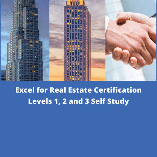Excel for Real Estate Certification Levels 1, 2 and 3 Bootcamps | Excel For Real Estate, Real Estate Finance and Single Transaction Equity Joint Venture Partnership and Waterfall Modeling